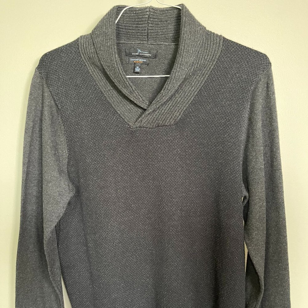 Marc Anthony Luxury Blend Slim Fit Sweater | Color: Gray | Size: M